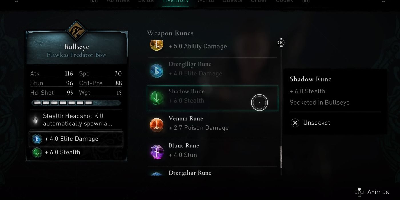 Shadow Rune in Assassin's Creed Valhalla