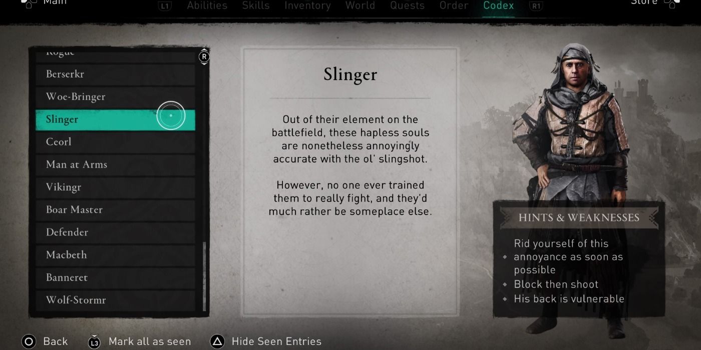 Slinger in Assassin's Creed Valhalla