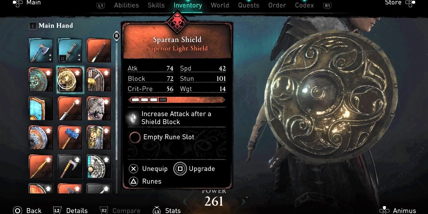 Spartan Shield in Assassin's Creed Valhalla