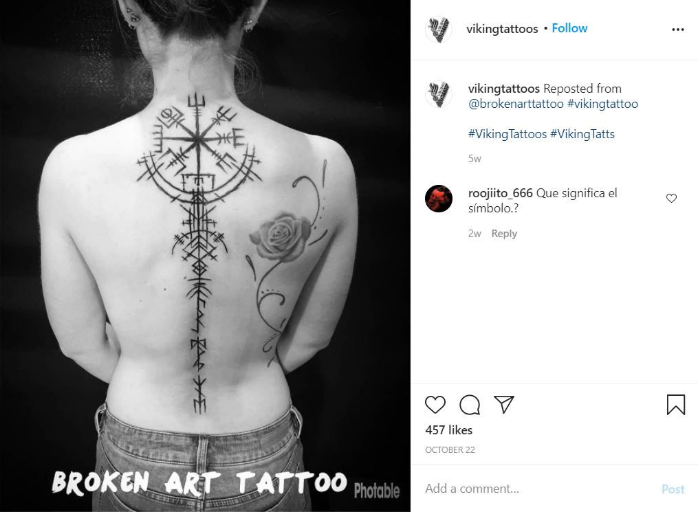 Viking tattoo by @Brokenarttattoo on Instagram
