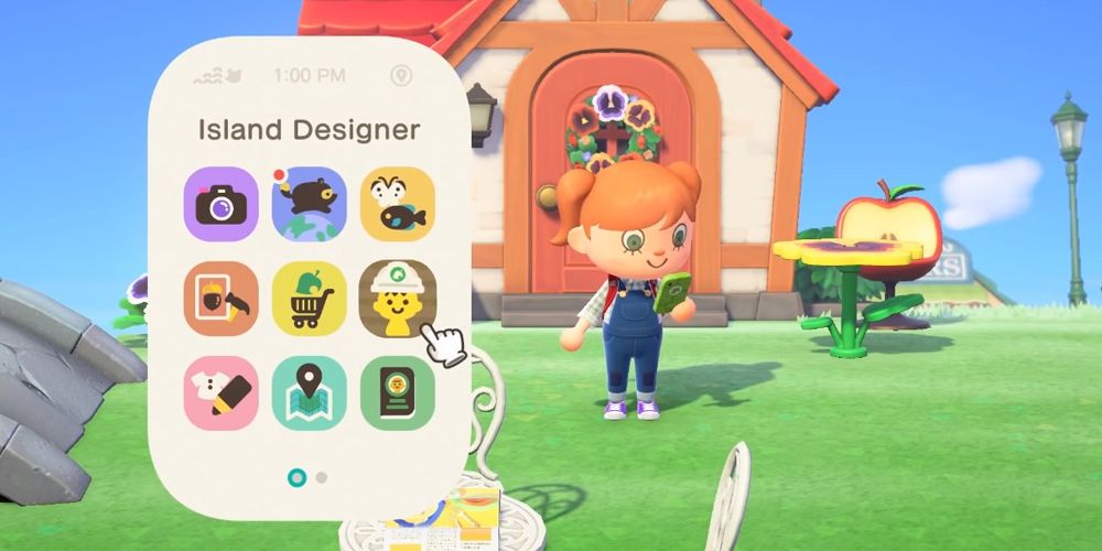 The Island Designer app in Animal Crossing: New Horizons