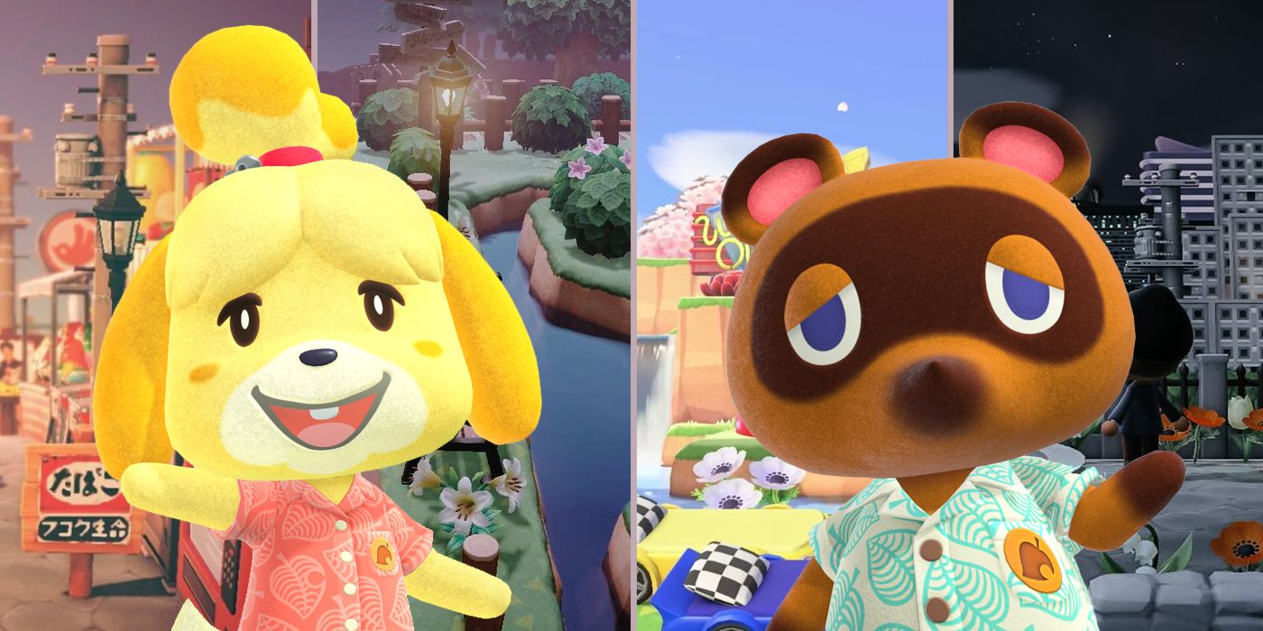 Animal Crossing: New Horizons. Isabelle and Tom Nook