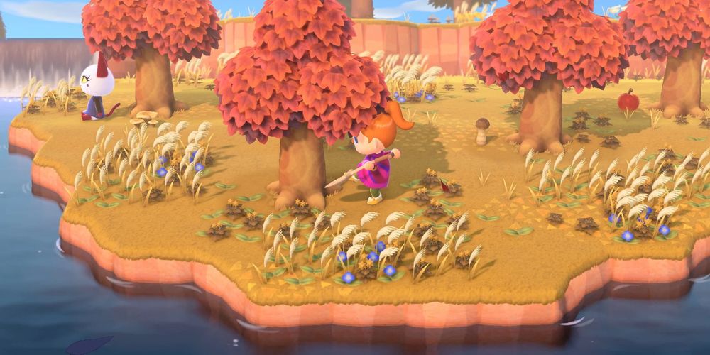 Weeds in Animal Crossing: New Horizons