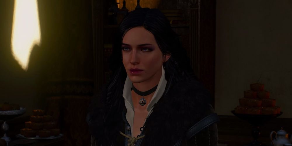 Yennefer visits Geralt's home the "Be It Ever So Humble..." quest from the Blood and Wine expansion of The Witcher 3