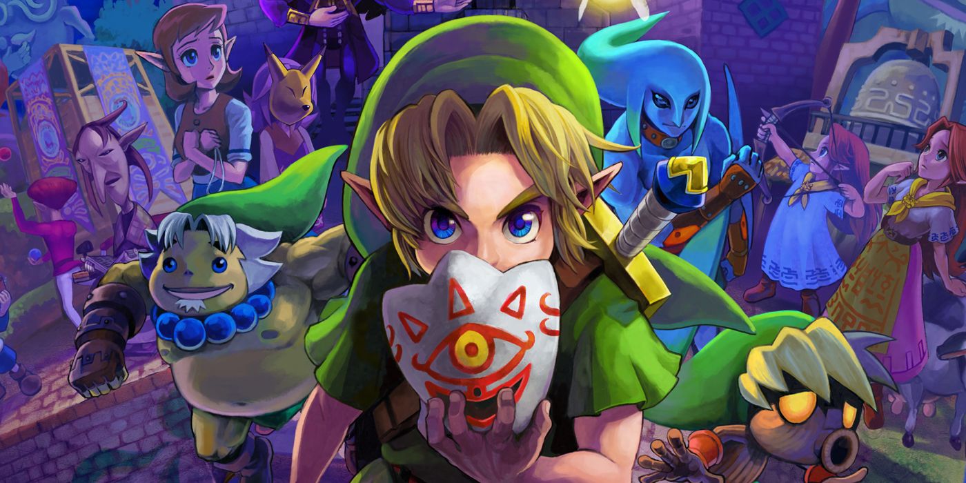 Cover art for TLOZ: Majora's Mask.