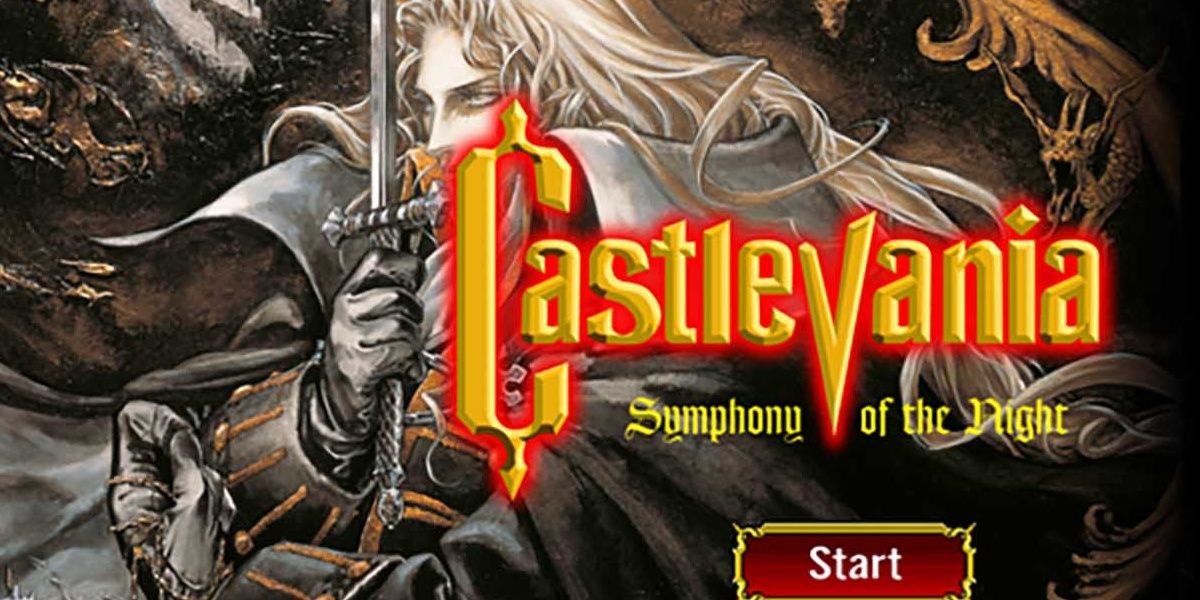 Castlevania: Symphony Of The Night start screen