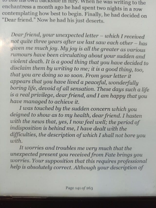 dear friend letter witcher