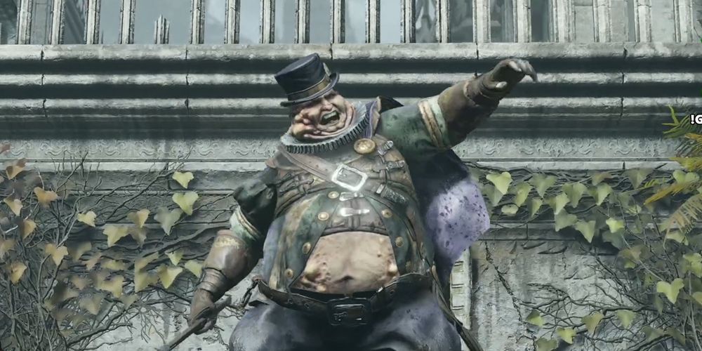 The Fat Official enemy in Demon's Souls (PS5)
