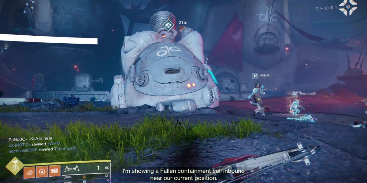 A cryo pod that riggers the cryo pod event in D2: Forsaken