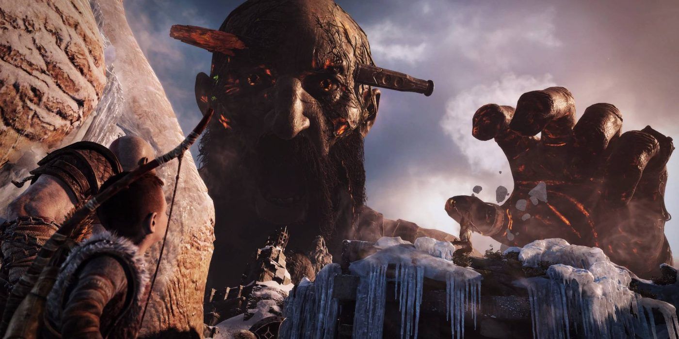 image of a giant in God of War
