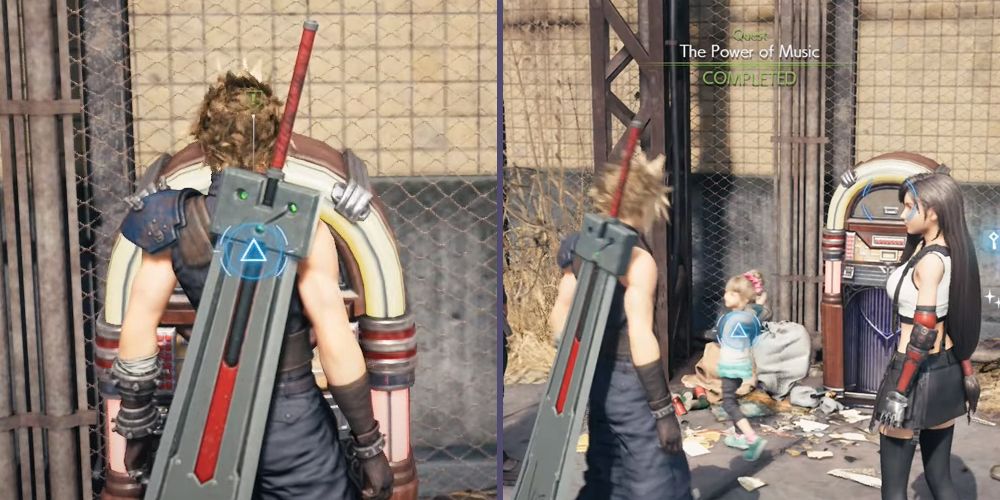 Handing in the The Power of Music side quest in Final Fantasy VII Remake