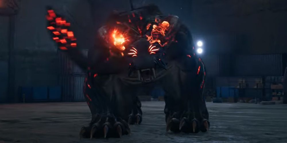 The Type-0 Behemoth in the Subterranean Menace side quest in Final Fantasy VII Remake