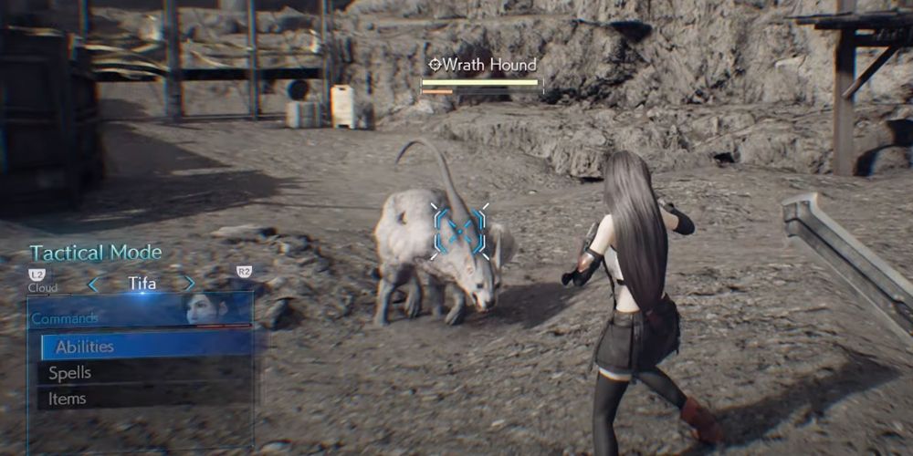 The Wrath Hound in the On The Prowl side quest in Final Fantasy VII Remake