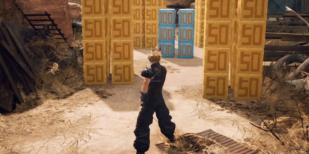 The Whack a Box minigame in the A Verified Hero side quest in Final Fantasy VII Remake