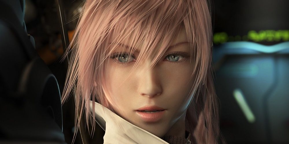 Final Fantasy 13 - Lightning as she appears in an in-game cutscene
