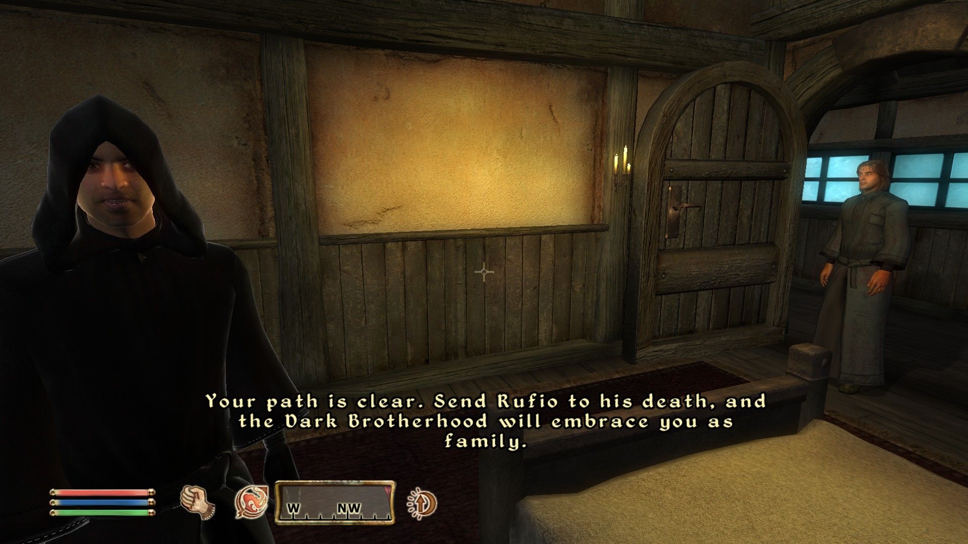 does the dark brotherhood forever quest end