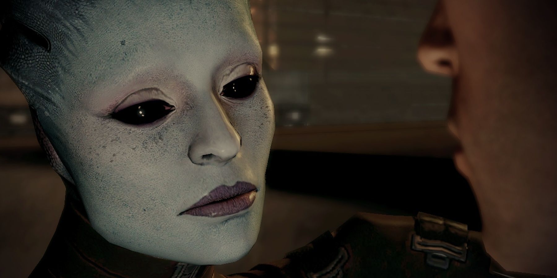 Morinth Screenshot in Mass Effect 2 Seducing Shepard