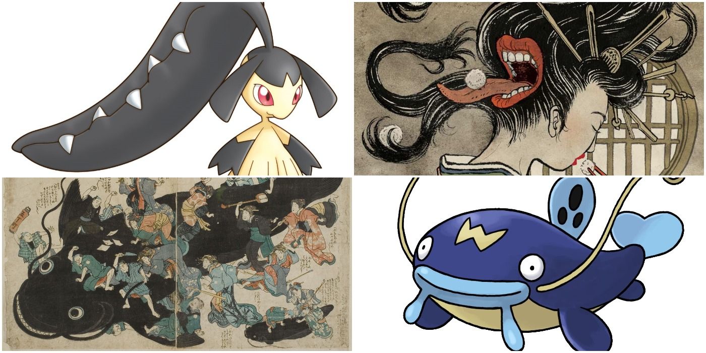 Pokémons and scary mythology side by side