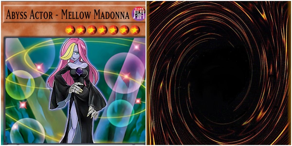 Mellow Madonna Abyss Actor Card Yu Gi Oh! Face up and Face down