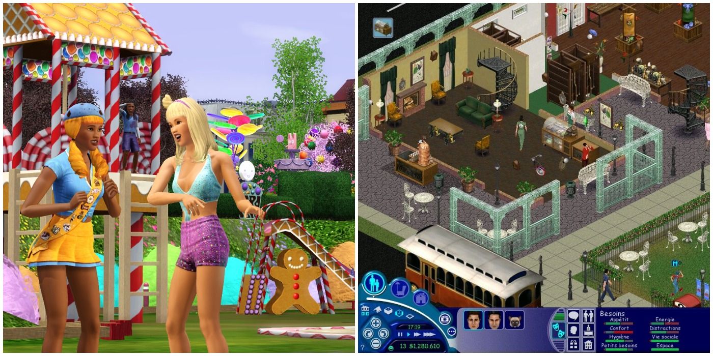 The Sims 3 and The Sims Graphics comparison