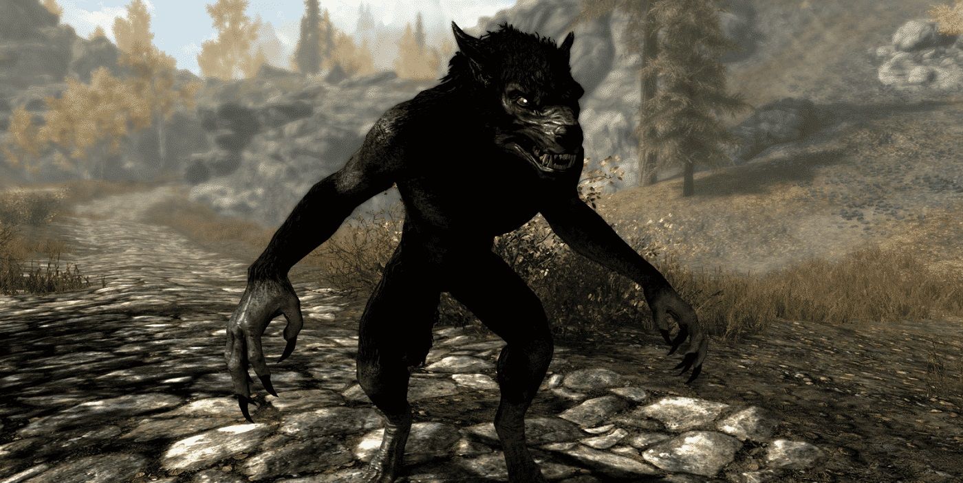 skyrim wolf race mod