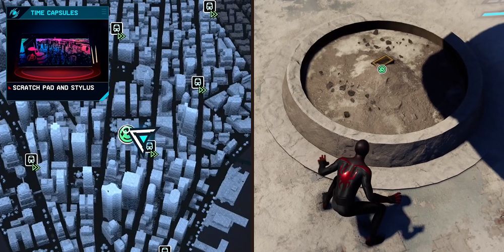 Time Capsule #14 - Financial District (Scratch Pad And Stylus) in Spider-Man: Miles Morales