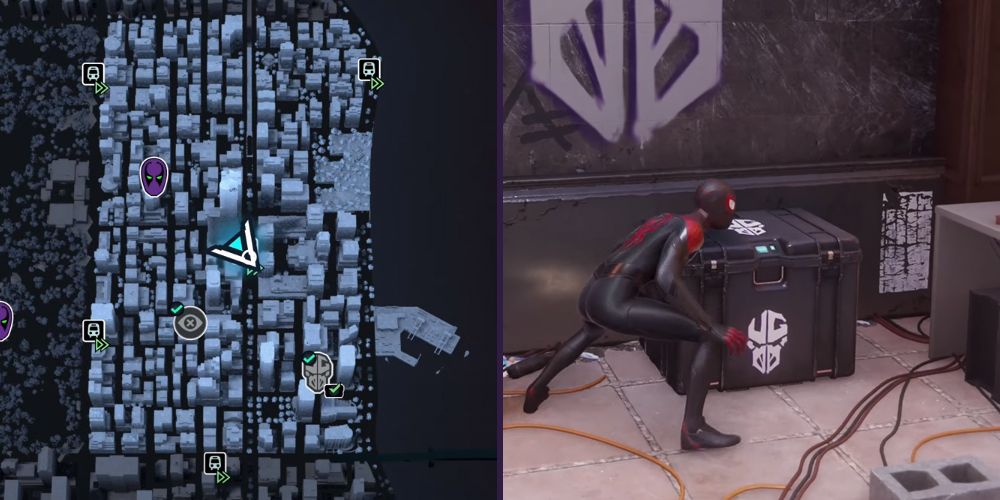 Underground Cache #31 - Upper East Side in Spider-Man Miles Morales