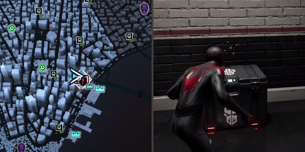 Underground Cache #8 - Financial District in Spider-Man Miles Morales