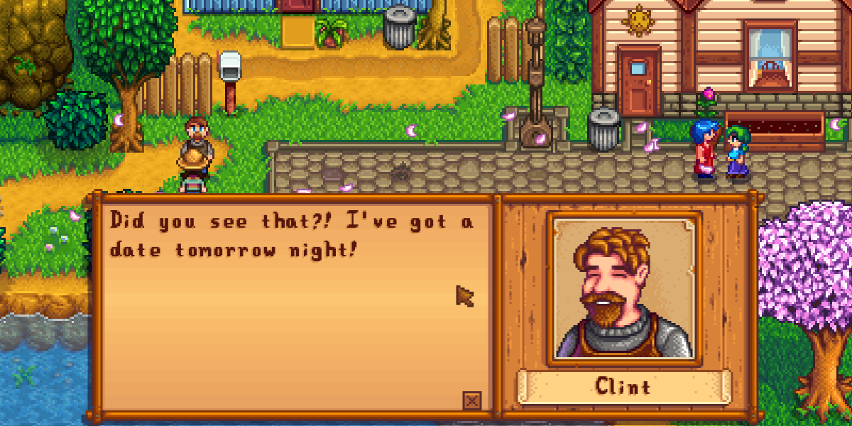 Clint gets a date