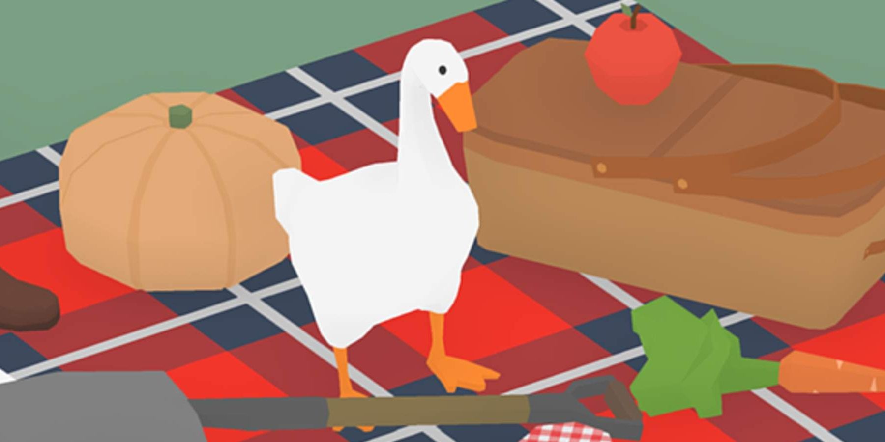 goose with picnic