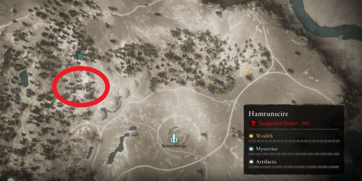 Myrdinn’s Cave in Assassin's Creed Valhalla