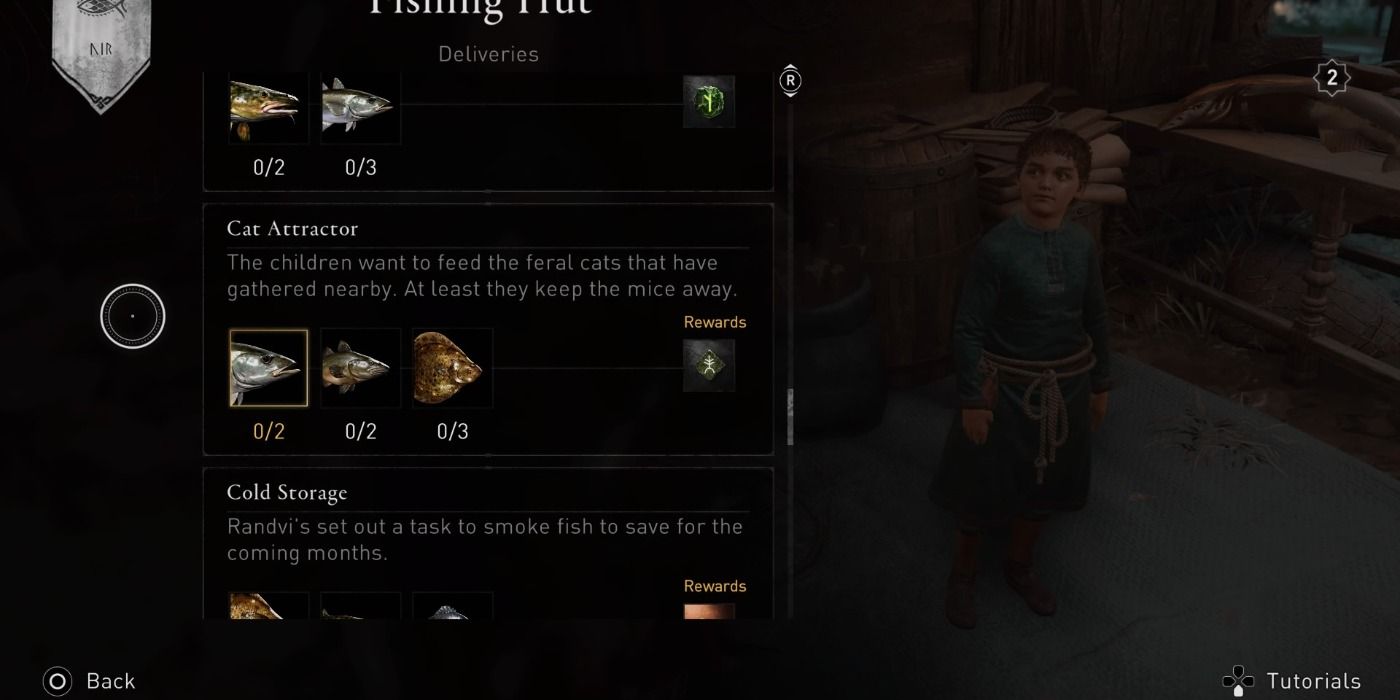 Fisherman Hut contracts in Assassin's Creed Valhalla