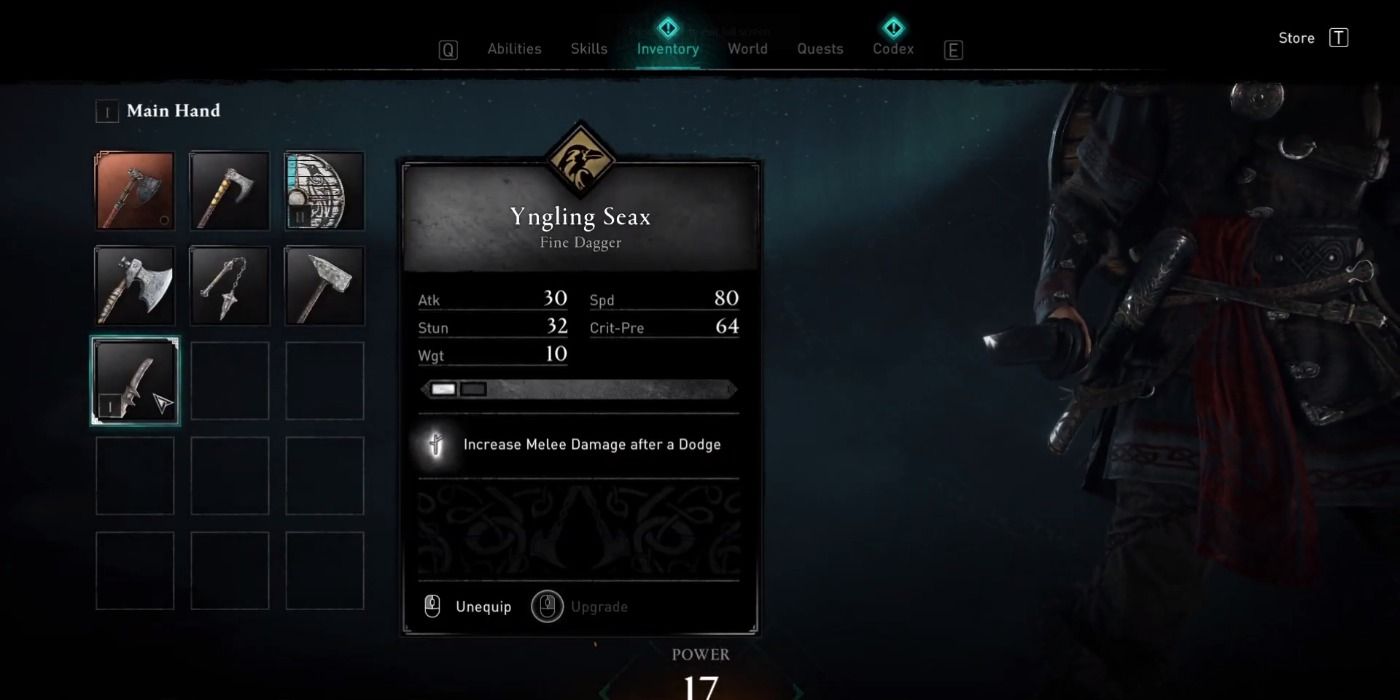 Yngling Seax in Assassin's Creed Valhalla