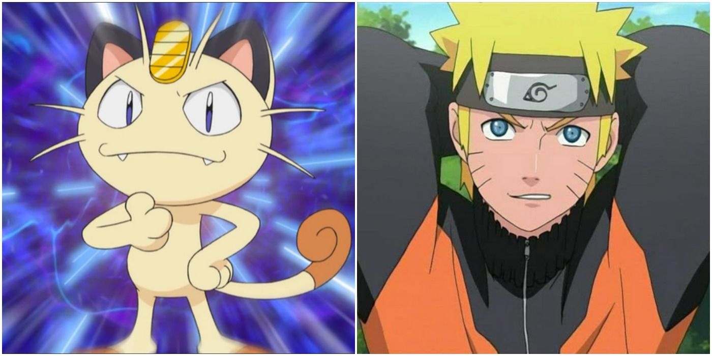 Besides the anime Naruto, what anime has characters with