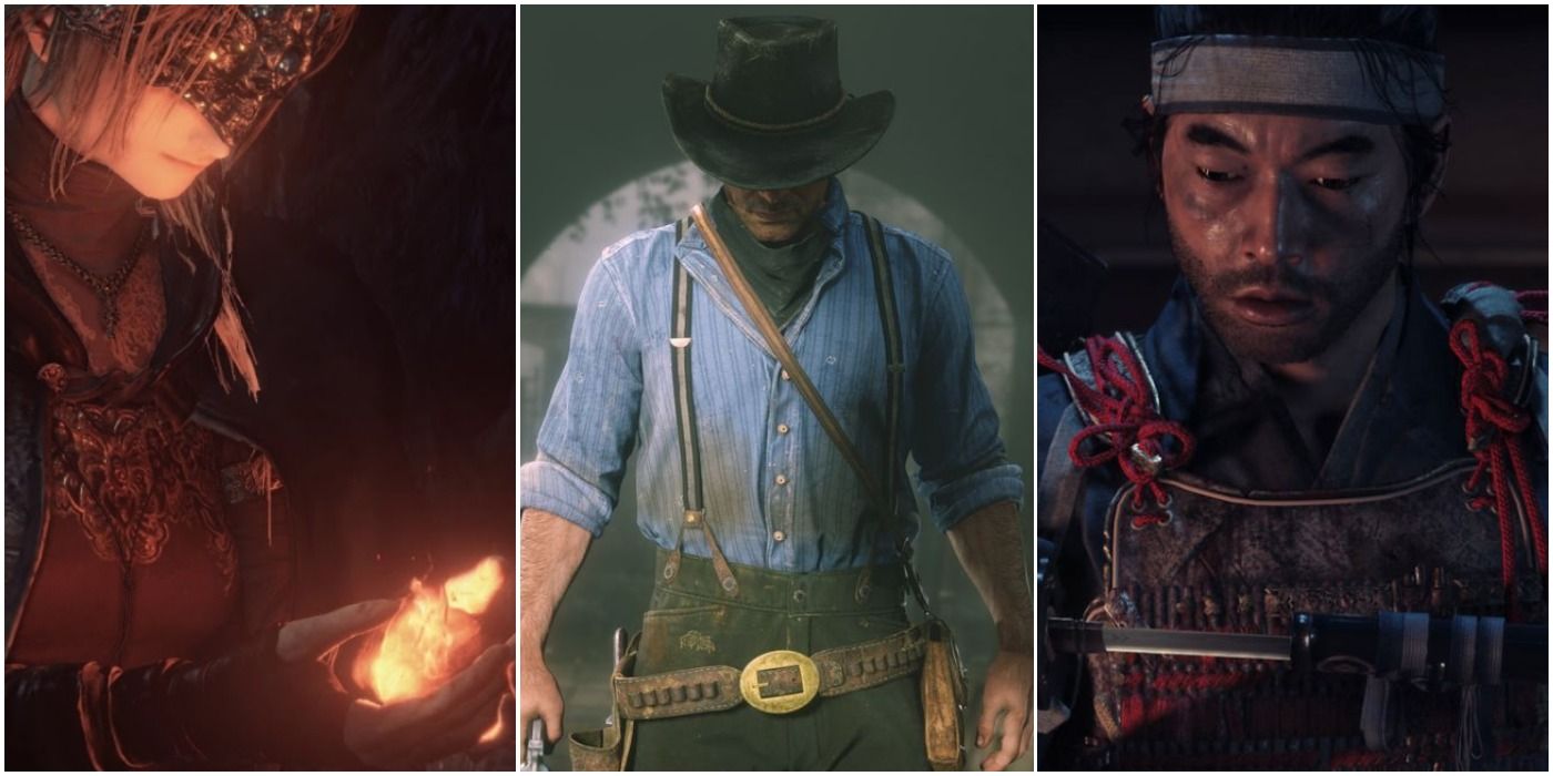 rdr 2, dark souls 3, ghost of tsushima