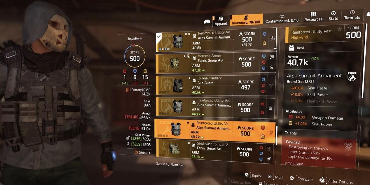 The Division 2 10 Pieces of Gear That Increase Your Skill Power