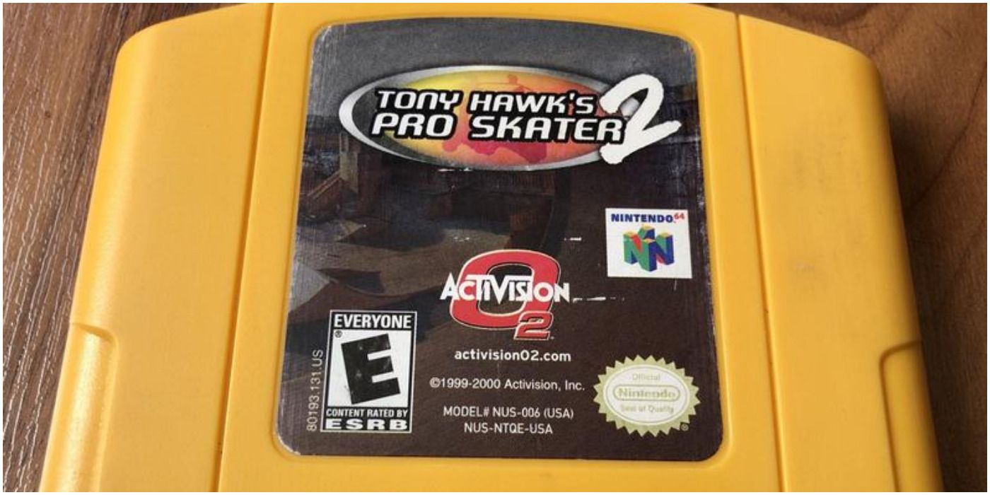Tony Hawk's Pro Skater 2 cartridge