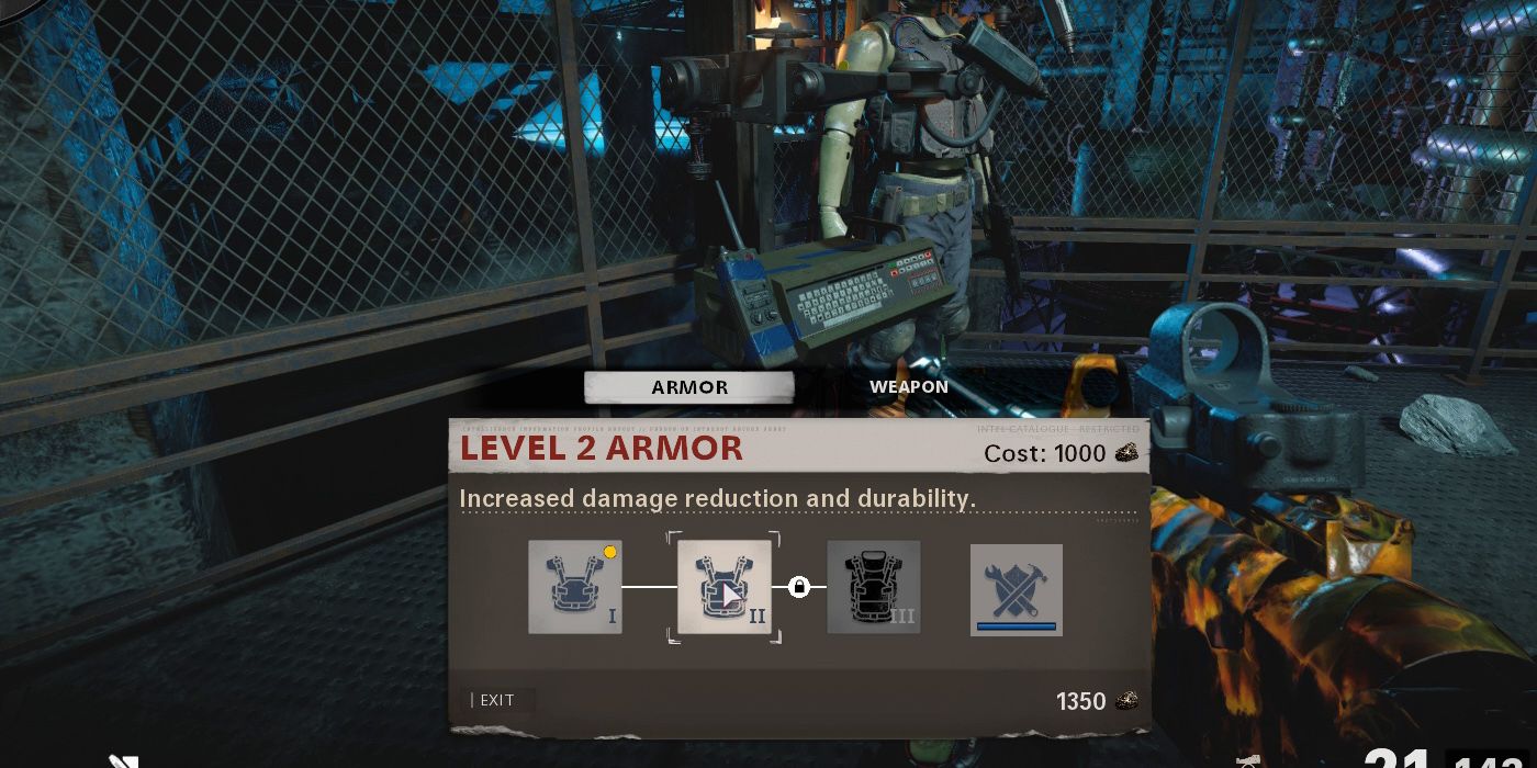Call Of Duty Black Ops Cold War: The Armor Menu In The Arsenal