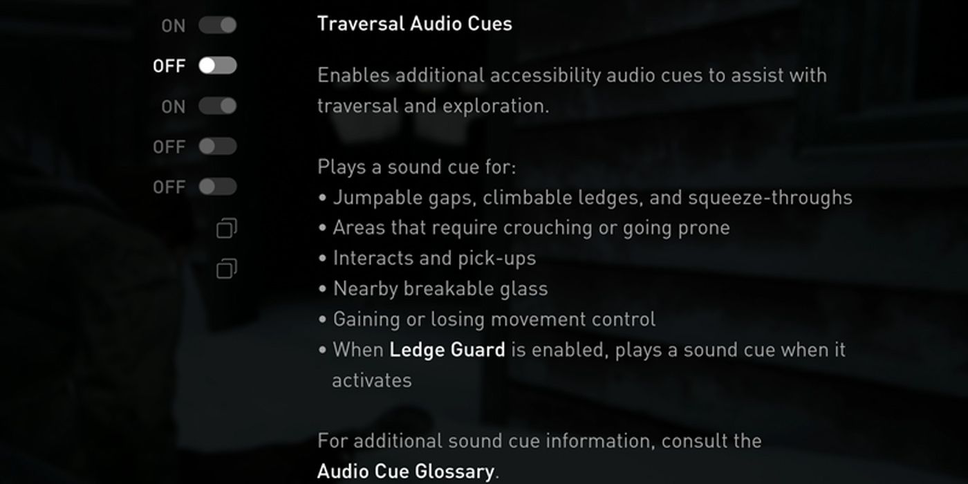 A Description Of Audio Cues In Last Of Us II's Accessibility Options