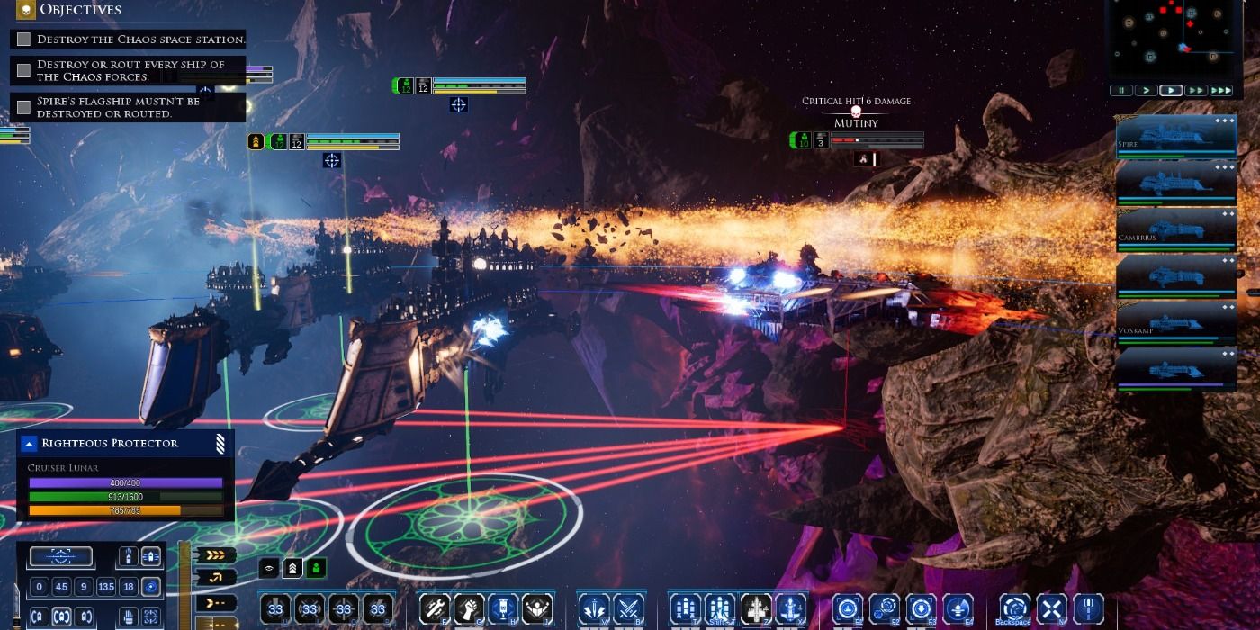 image of gameplay from Battle Fleet Gothic: Armada 2