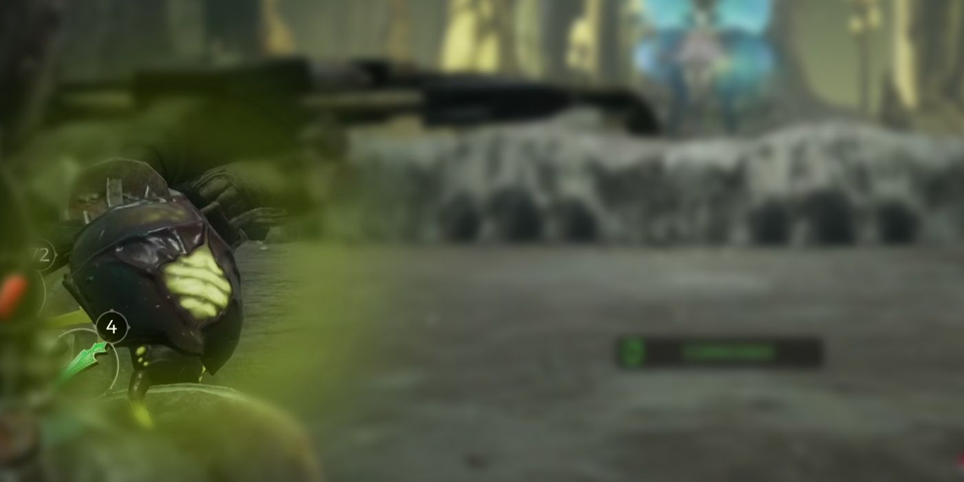 Remnant From The Ashes: A Close-Up Look At The Beetle On The Players Arm Before Cessnya Snaps