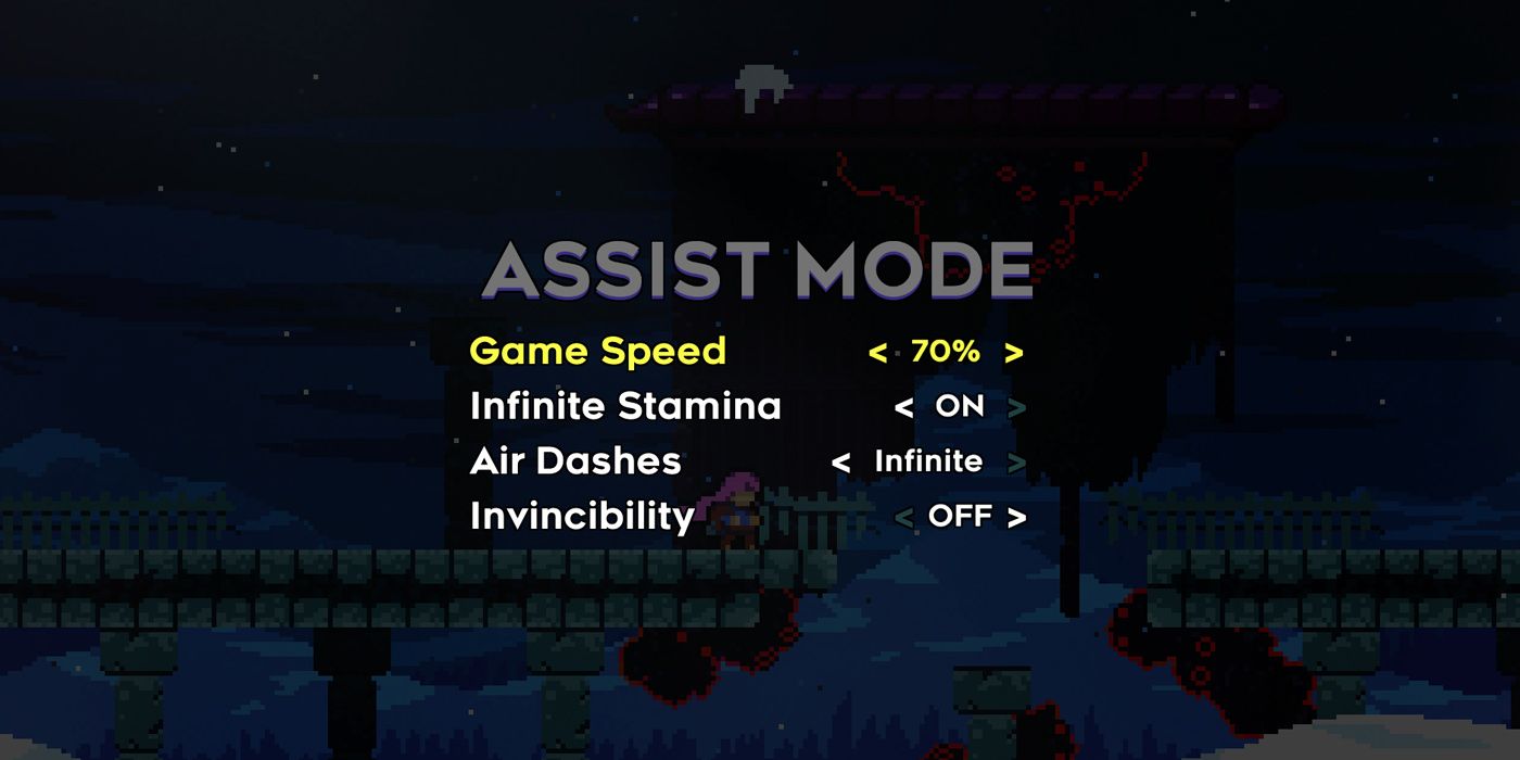 Looking At Celeste's Assist Mode Options