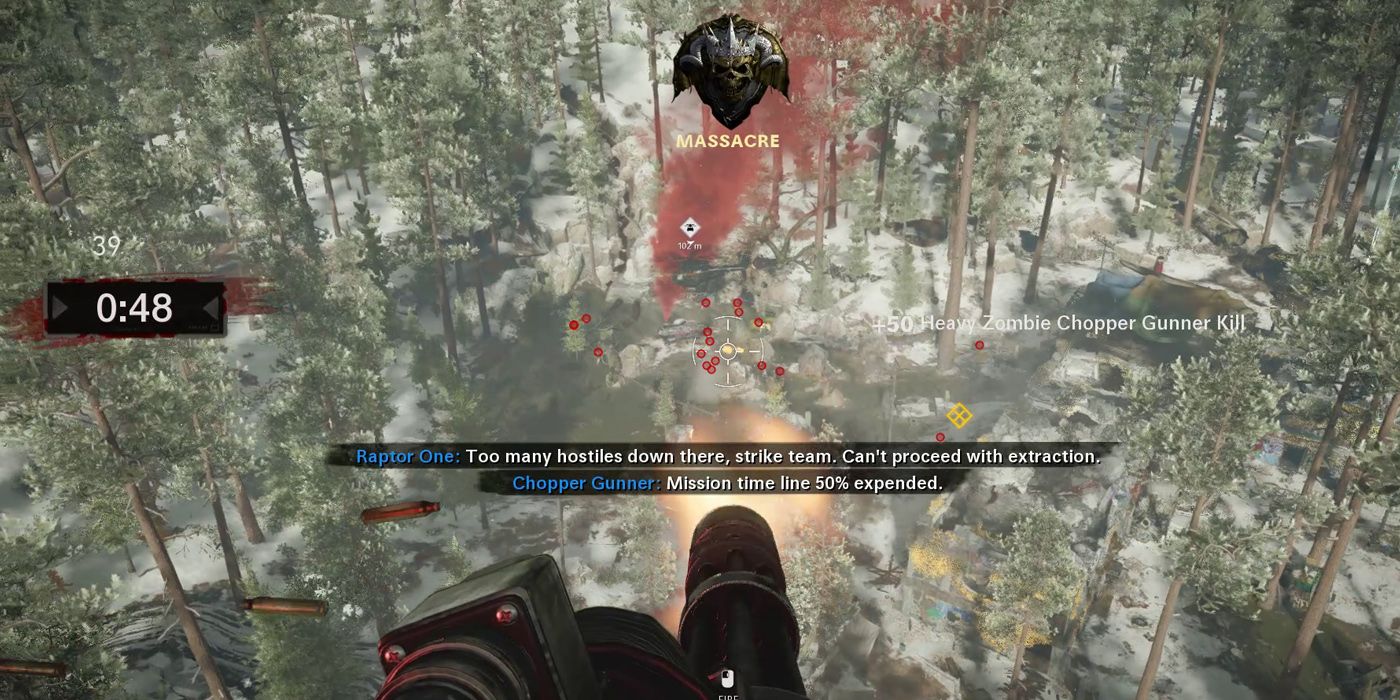 Call Of Duty Black Ops Cold War: Using A Chopper Gunner To Help With Exfiltration In Zombies