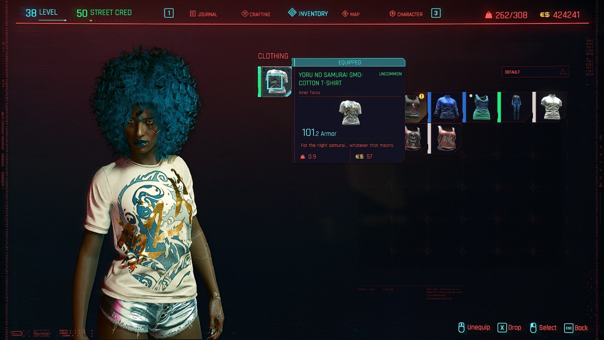 Cyberpunk 2077 10 Best Clothing Items Ranked By Style   Cyberpunk 2077 Graphic Tee 