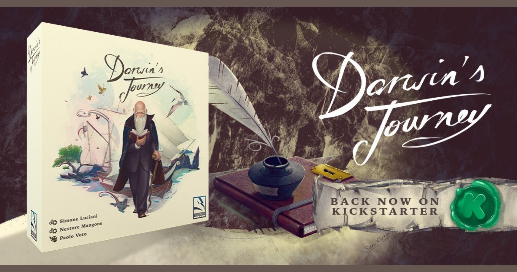 Darwin's Journey Board Game Kickstarter feature image