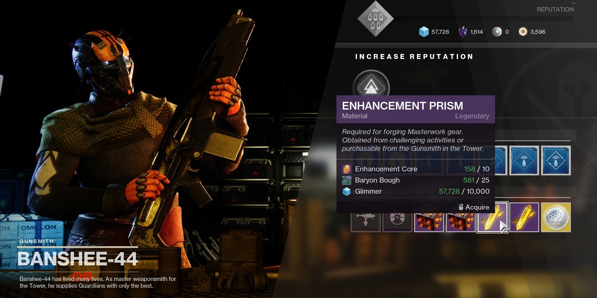 Destiny 2 Banshee-44 Prisms