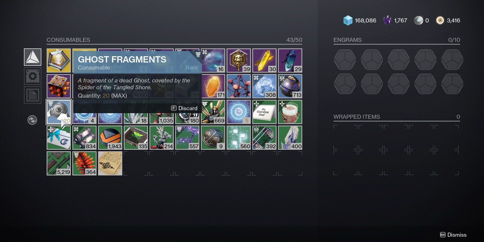 Destiny 2 Ghost Fragments