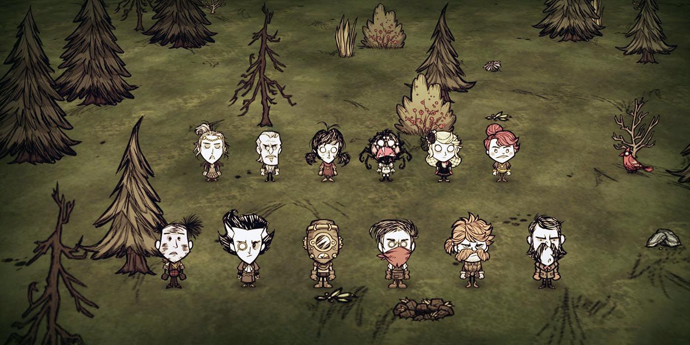 Characters from Don't Starve Together