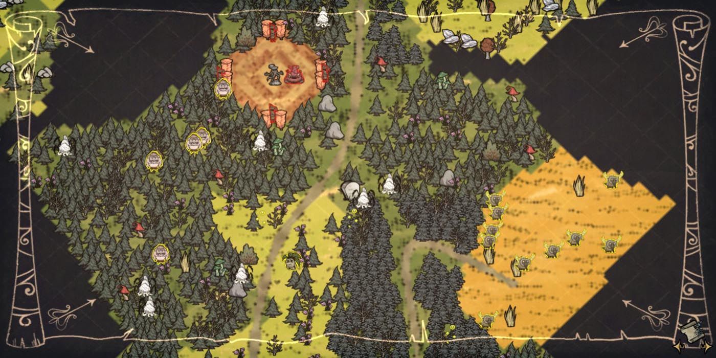 Map in Don't Starve Together