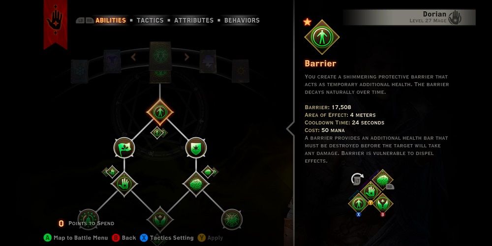 Dragon Age Inquisition Barrier Spell